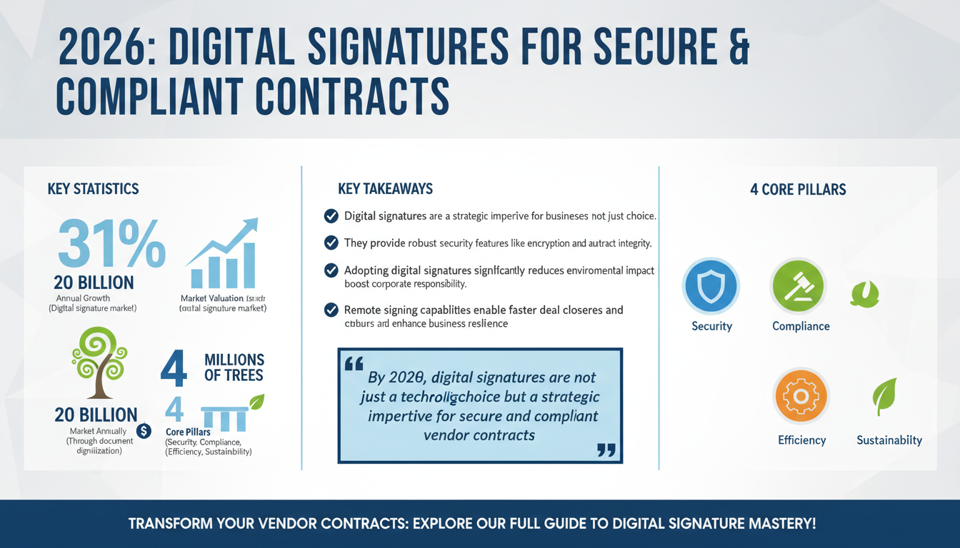 How to Leverage Digital Signatures for Secure and Compliant Vendor Contracts in 2026
