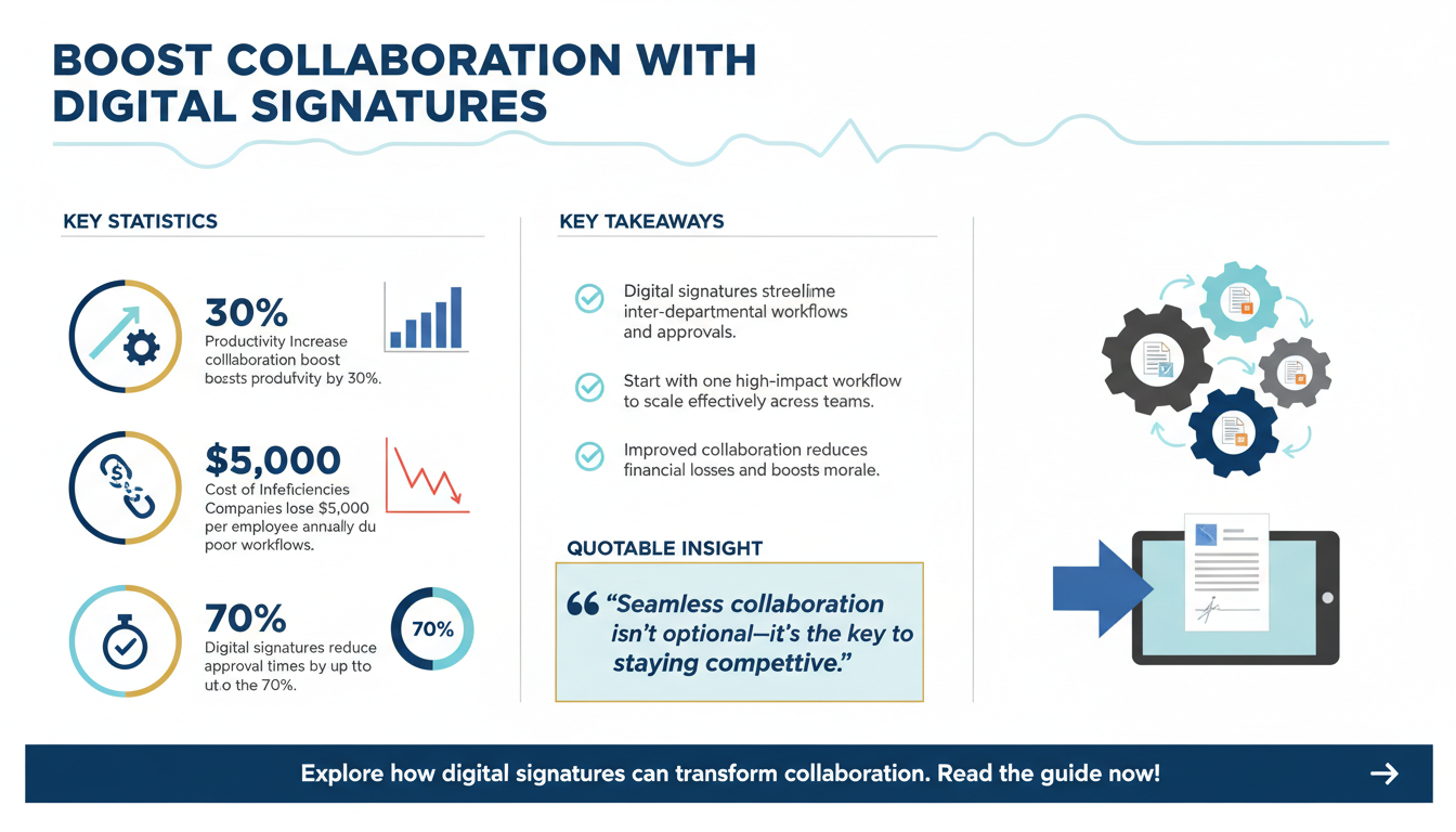 How to Optimize Multi-Department Collaboration Using Digital Signatures: A Guide for SMBs and Enterprises