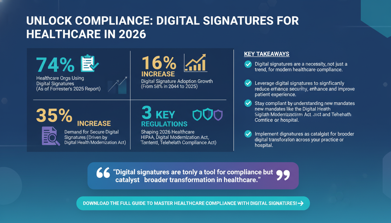 How Digital Signatures Streamline Healthcare Compliance: A Guide for Medical Practices and Hospitals in 2026