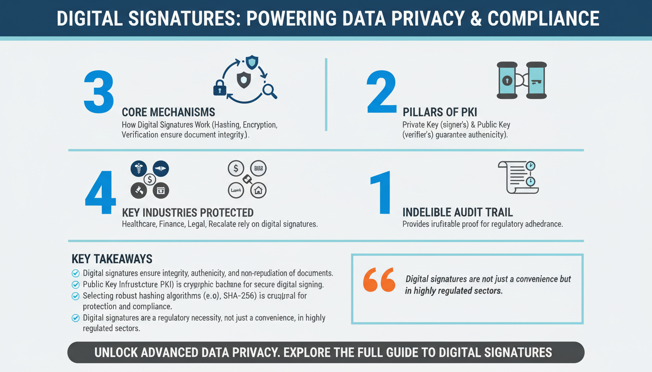 How Digital Signatures Safeguard Data Privacy in Highly Regulated Industries: A Comprehensive Guide