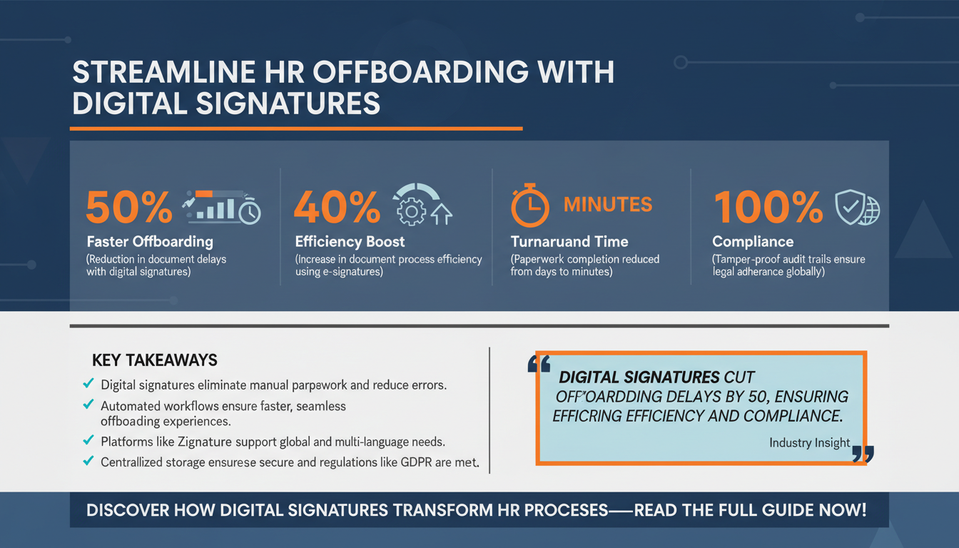 How Digital Signatures Streamline Employee Exit Processes: A Comprehensive Guide for HR Teams