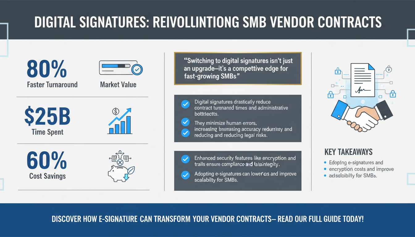How Digital Signatures Are Transforming Vendor Contracts: A Guide for Fast-Growing SMBs