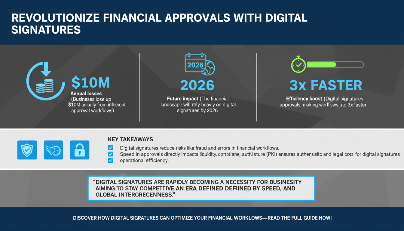 How Digital Signatures are Transforming Financial Approvals: A Step-by-Step Guide for CFOs and Finance Teams
