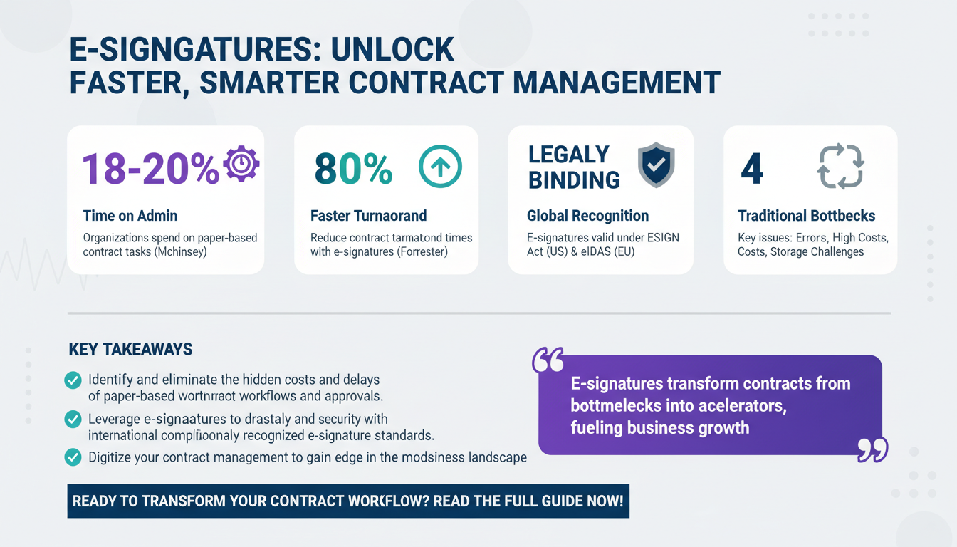 The Ultimate Guide to Streamlining Contract Management with Electronic Signatures