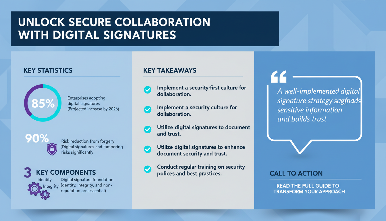 How To Ensure Secure Cross-Department Document Collaboration with Digital Signatures