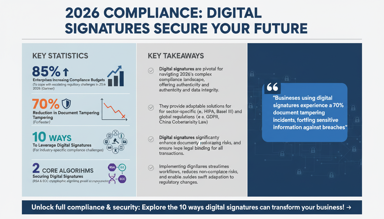 10 Ways to Leverage Digital Signatures for Industry-Specific Compliance Challenges in 2026