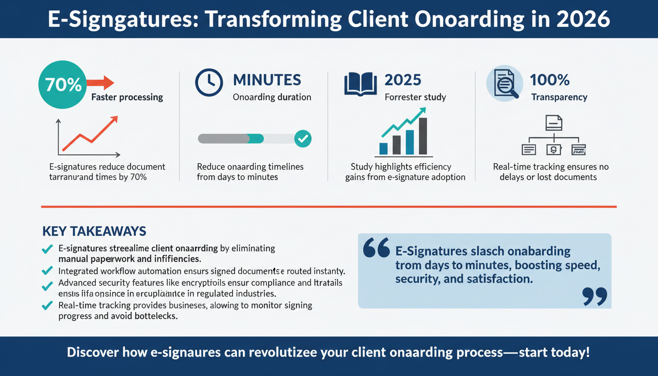 7 Ways E-Signatures Are Revolutionizing Client Onboarding Processes in 2026