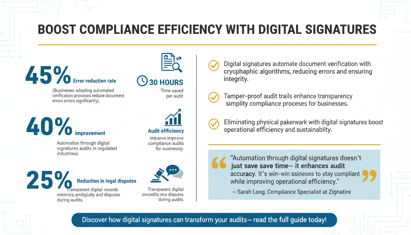 10 Ways Digital Signatures Streamline Compliance Audits for Businesses in Regulated Industries