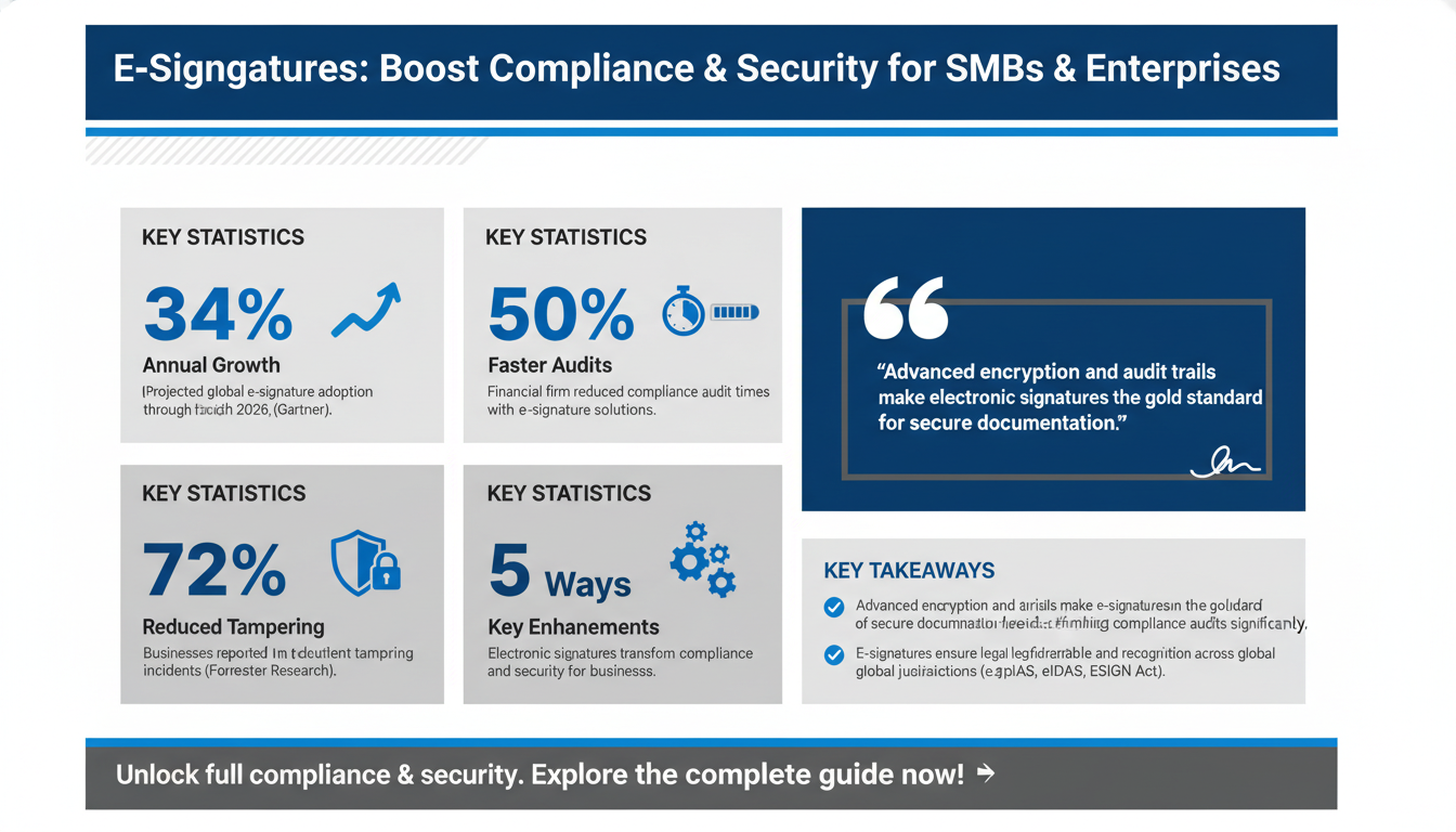 5 Ways Electronic Signatures Enhance Compliance and Security for SMBs and Enterprises