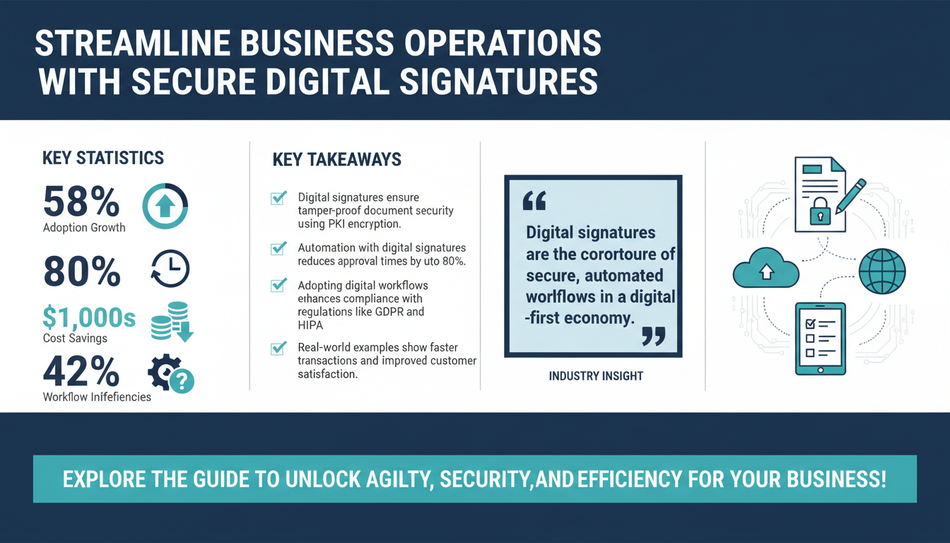 The Complete Guide to Building a Secure and Automated Business Workflow with Digital Signatures