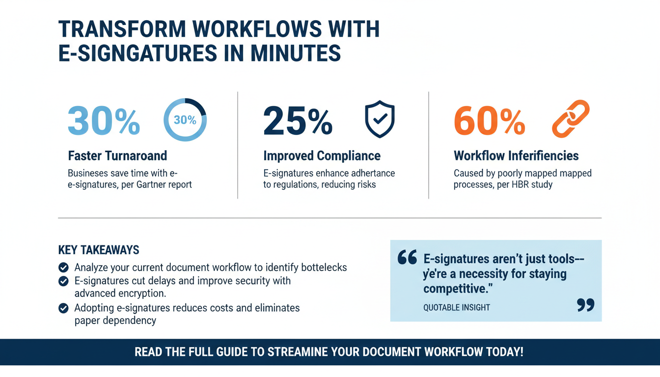 How to Create a Seamless Document Workflow with E-Signatures: A Step-by-Step Guide