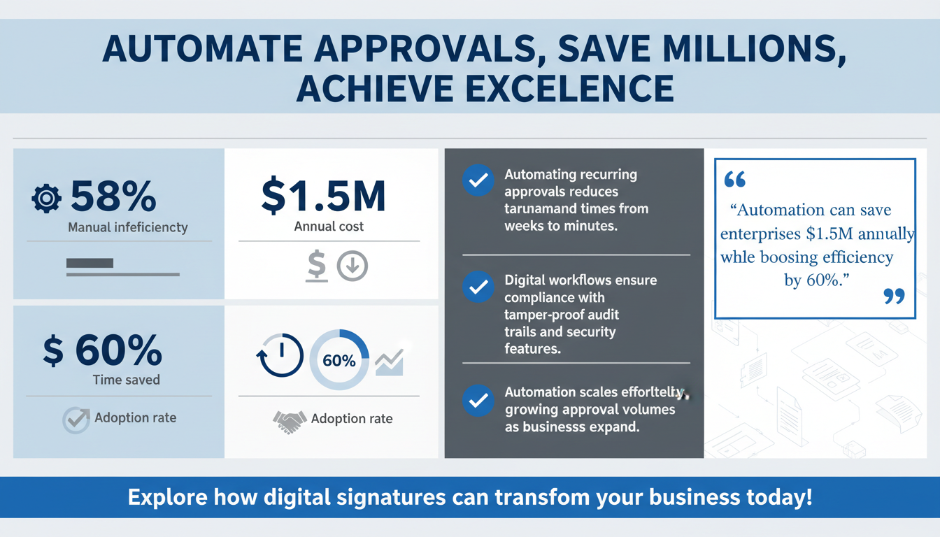 How to Automate Recurring Approvals with Digital Signatures: A Guide for SMBs and Enterprises