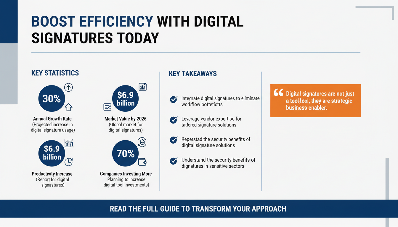 How to Enhance Workflow Efficiency with Digital Signatures: A Guide for IT Managers and Operations Teams