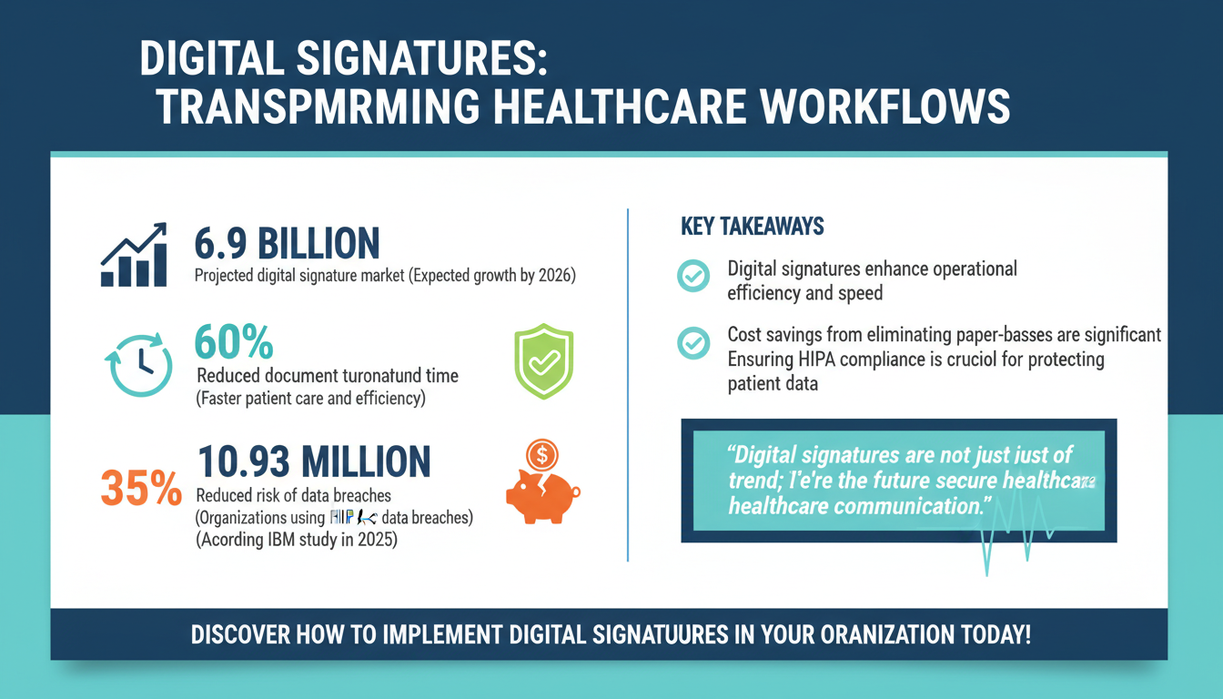 How Digital Signatures Are Revolutionizing Document Workflows in the Healthcare Industry