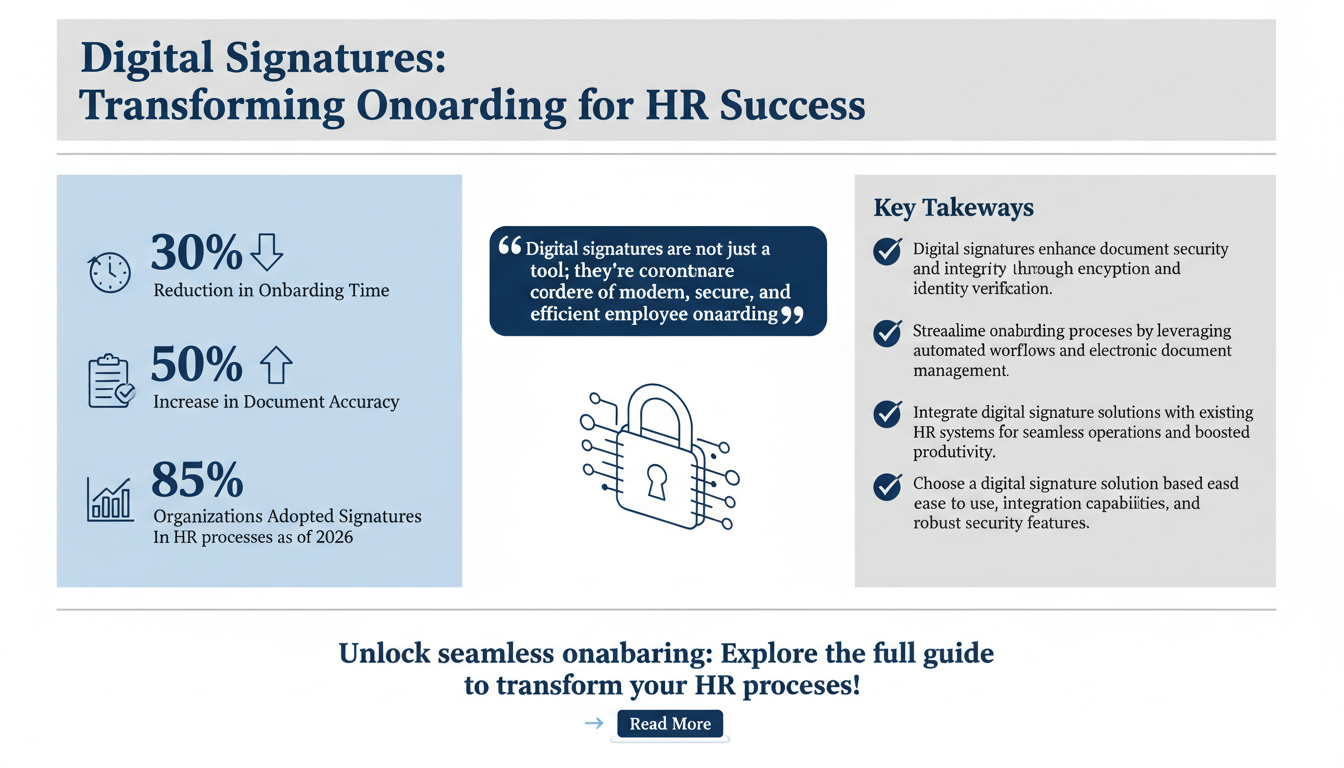 How Digital Signatures Are Transforming Employee Onboarding: Best Practices for HR Teams