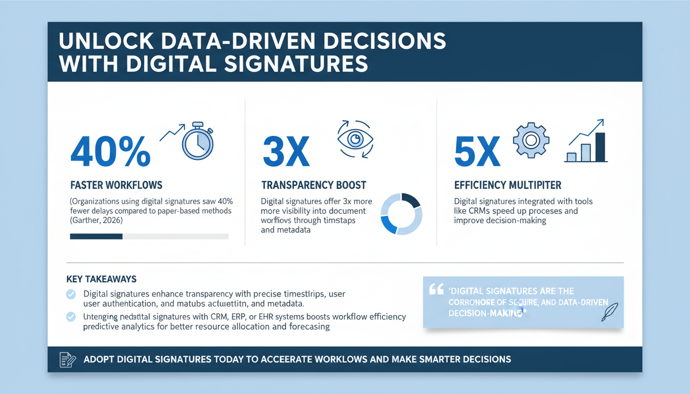 How Digital Signatures Empower Data-Driven Decision Making: A Guide for SMBs and Enterprises