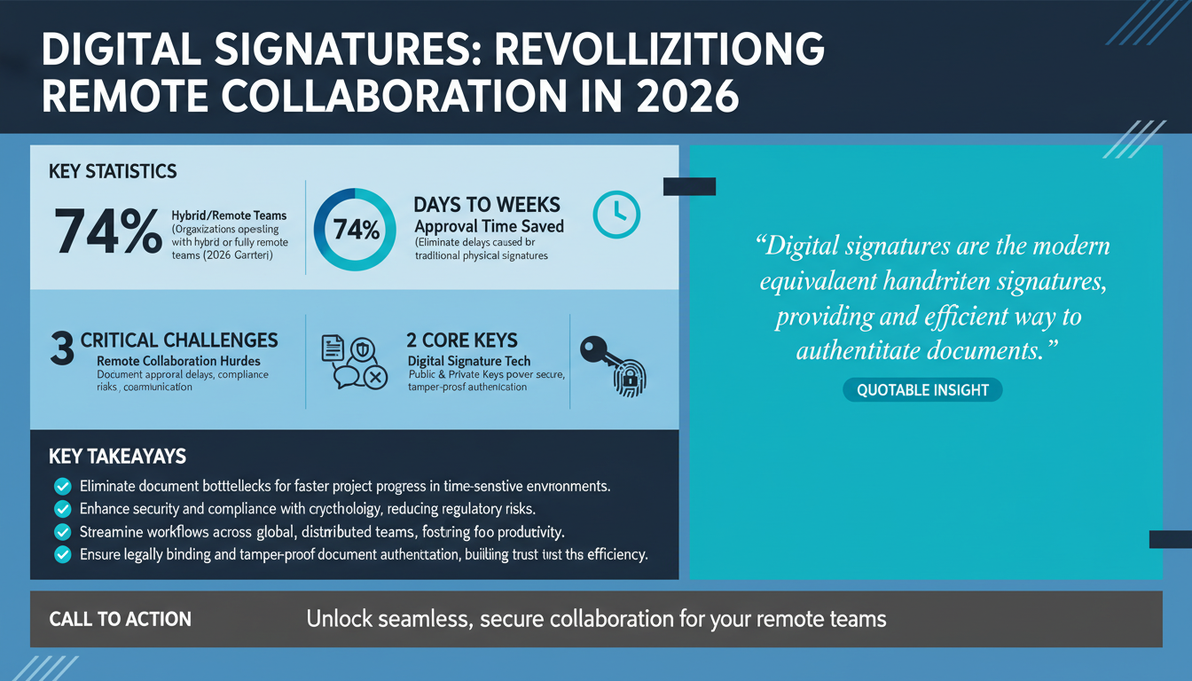 How Digital Signatures Can Revolutionize Cross-Team Collaboration in Remote Work Environments