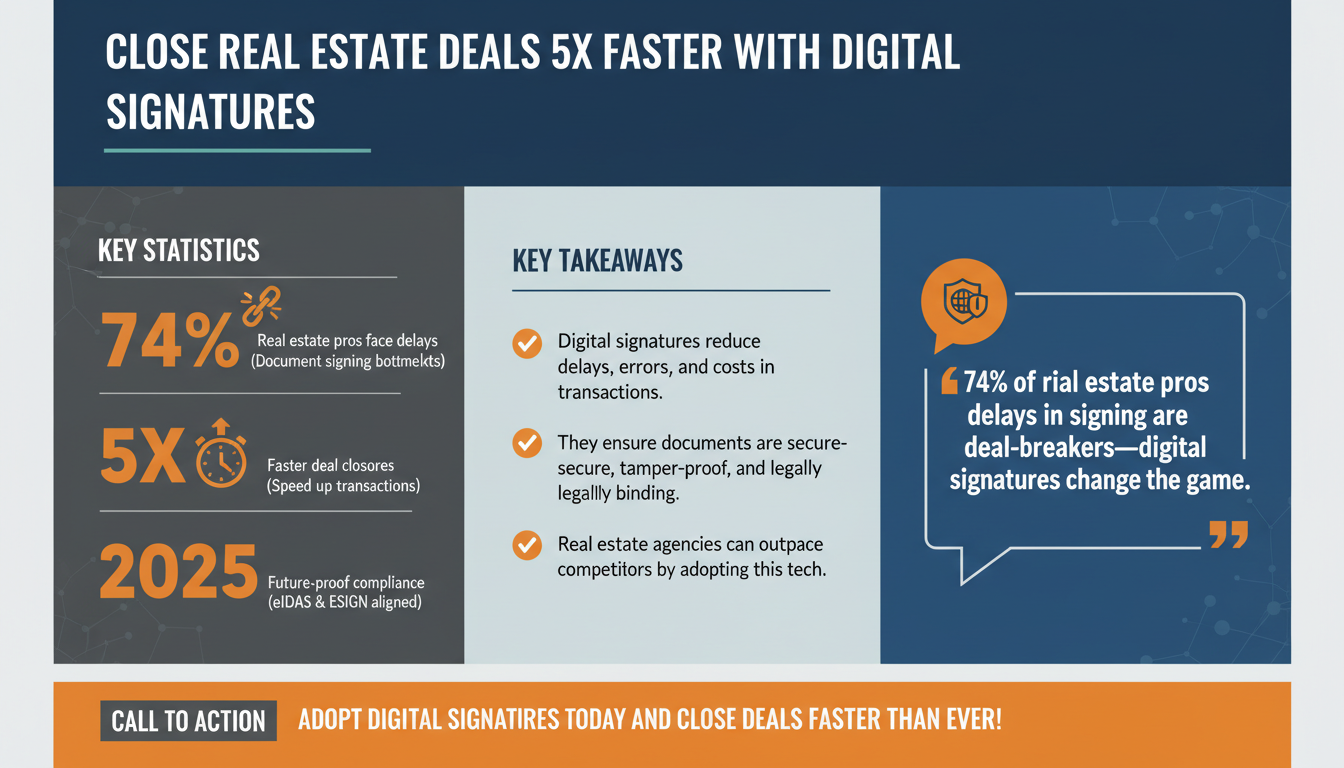 How Real Estate Agencies Can Close Deals Faster with Digital Signatures