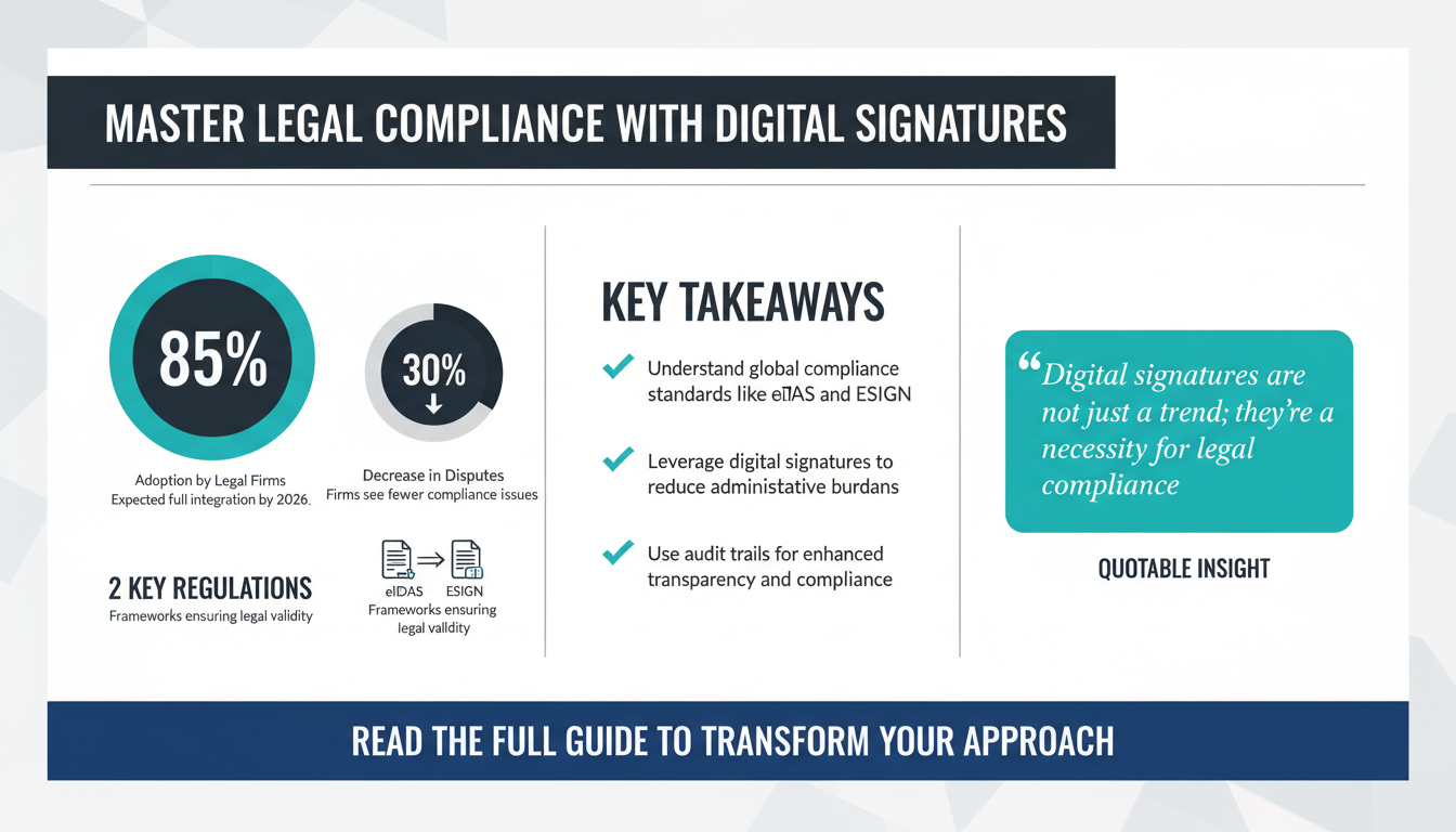 How to Enhance Legal Compliance with Digital Signatures in 2026: A Guide for Lawyers and Legal Teams