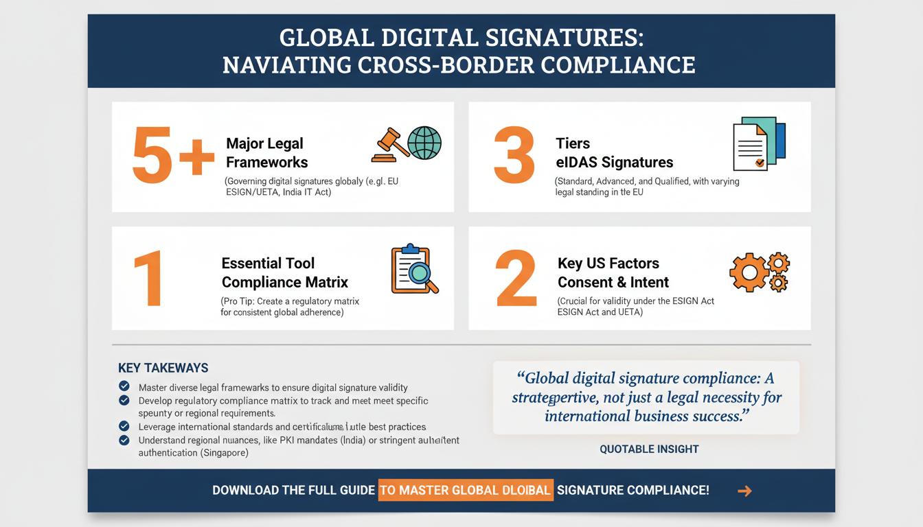 How to Ensure Global Compliance with Digital Signatures: A Practical Guide for International Businesses