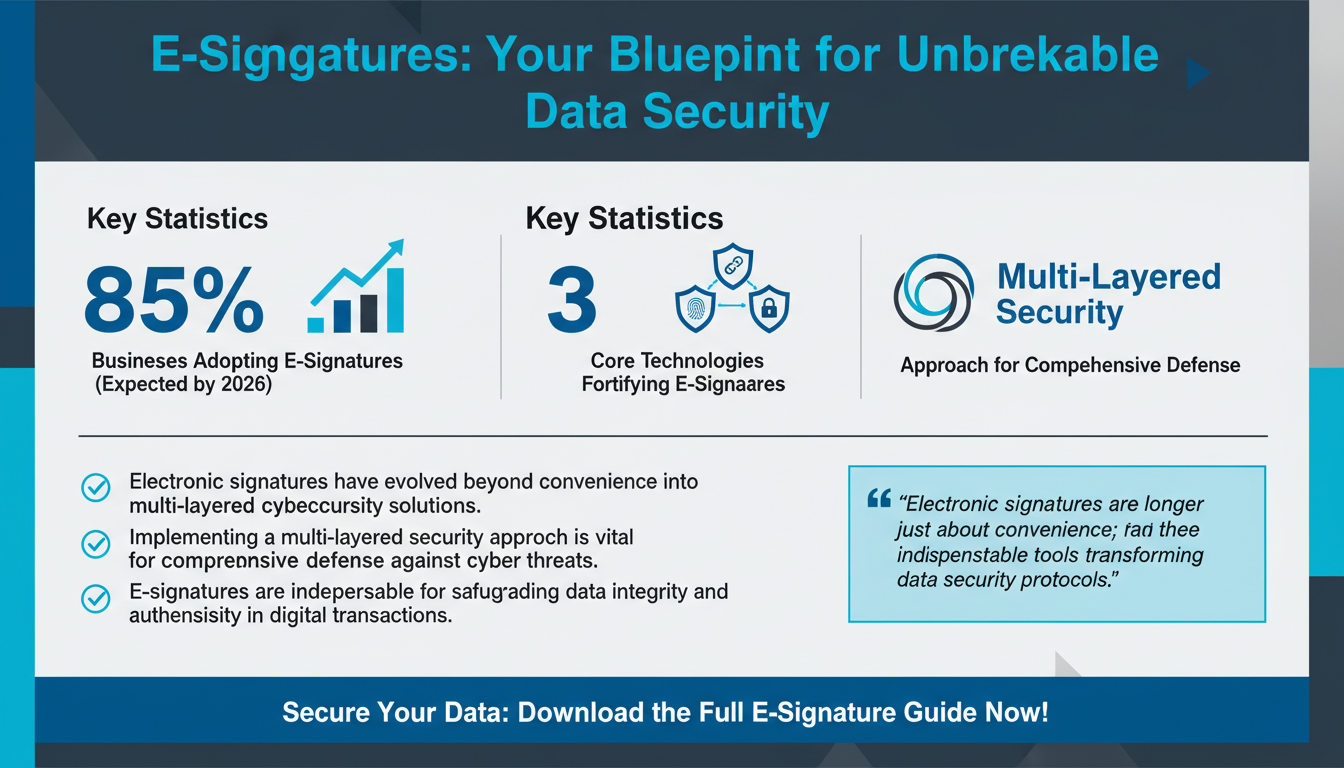 Maximizing Data Security with Electronic Signatures: A Guide for IT and Cybersecurity Professionals