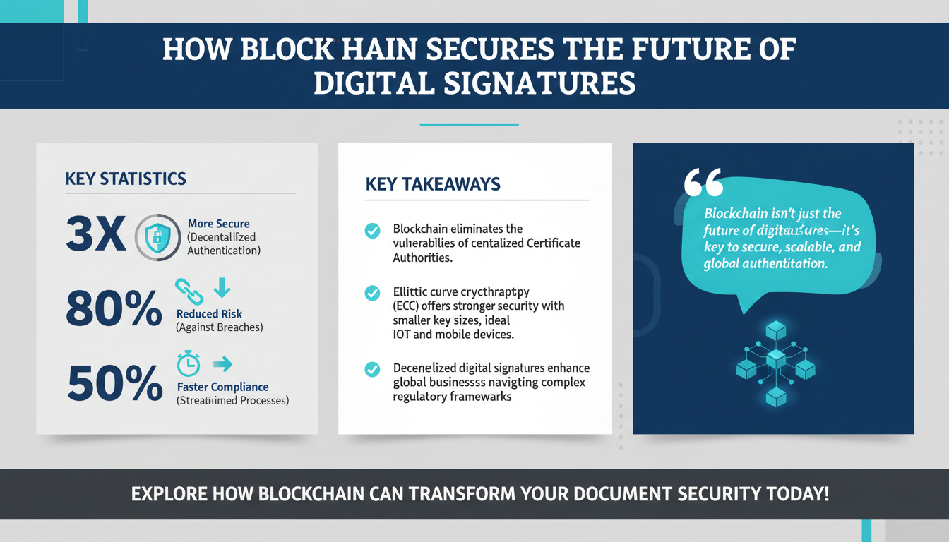 The Future of Secure Digital Signatures: How Blockchain Technology is Revolutionizing Document Authentication