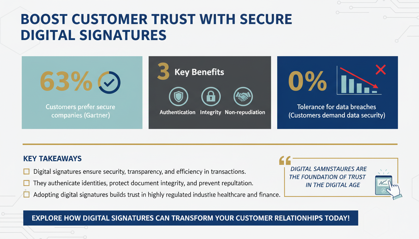 The Role of Digital Signatures in Enhancing Customer Trust: A Guide for SMBs and Enterprises
